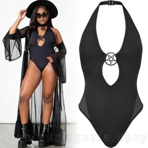 KILLSTAR DARK LYFE SWIMSUIT NWT